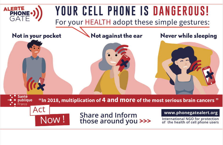 your cell phone is dangerous infographic